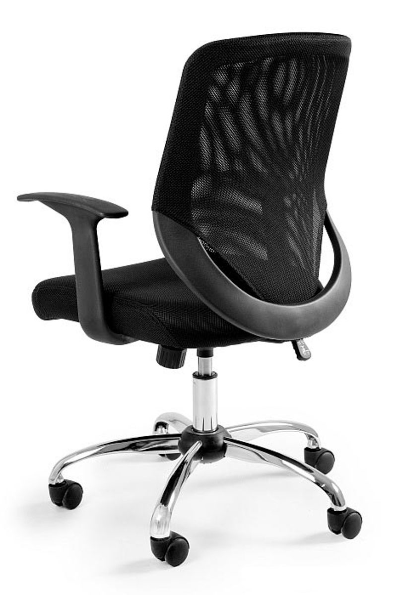 Krzesło biurowe HALLEN  czarny Tkaniną