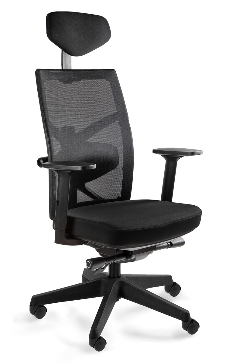 Office chair KALALA with lumbar support black