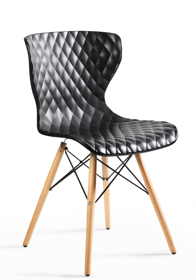 Chair PENO made of strong polypropylene material MATERIAL Polypropylen (PP) COLOUR black EDRALO