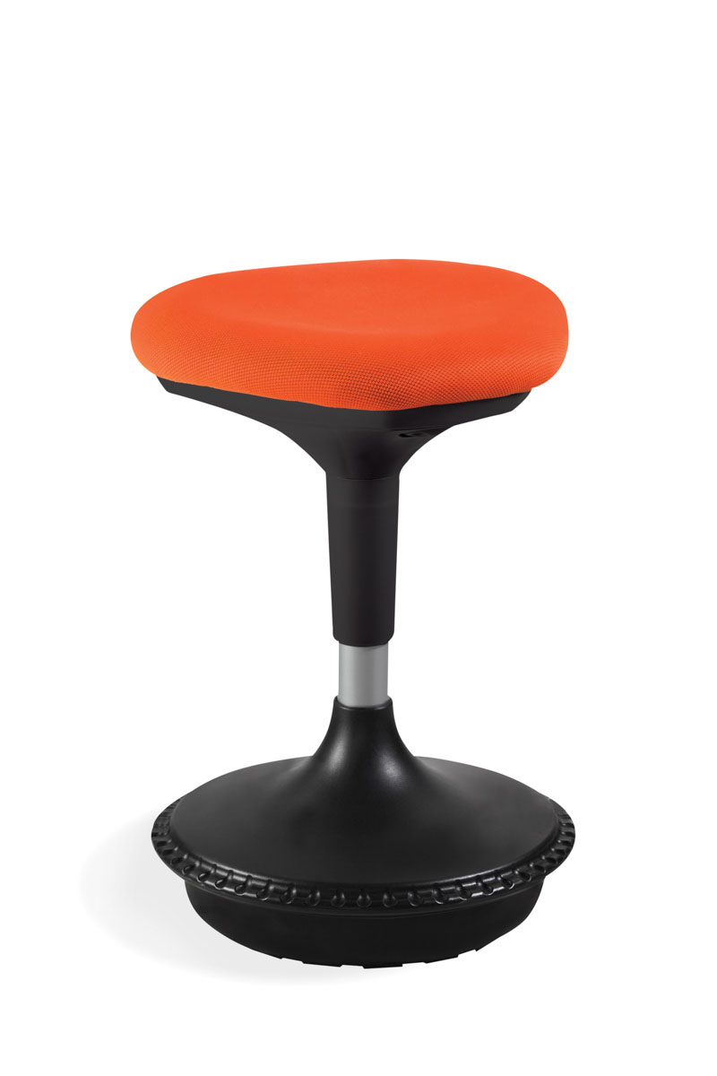 Work stool SITOOL-303 base made of elastomer   MANDARIN