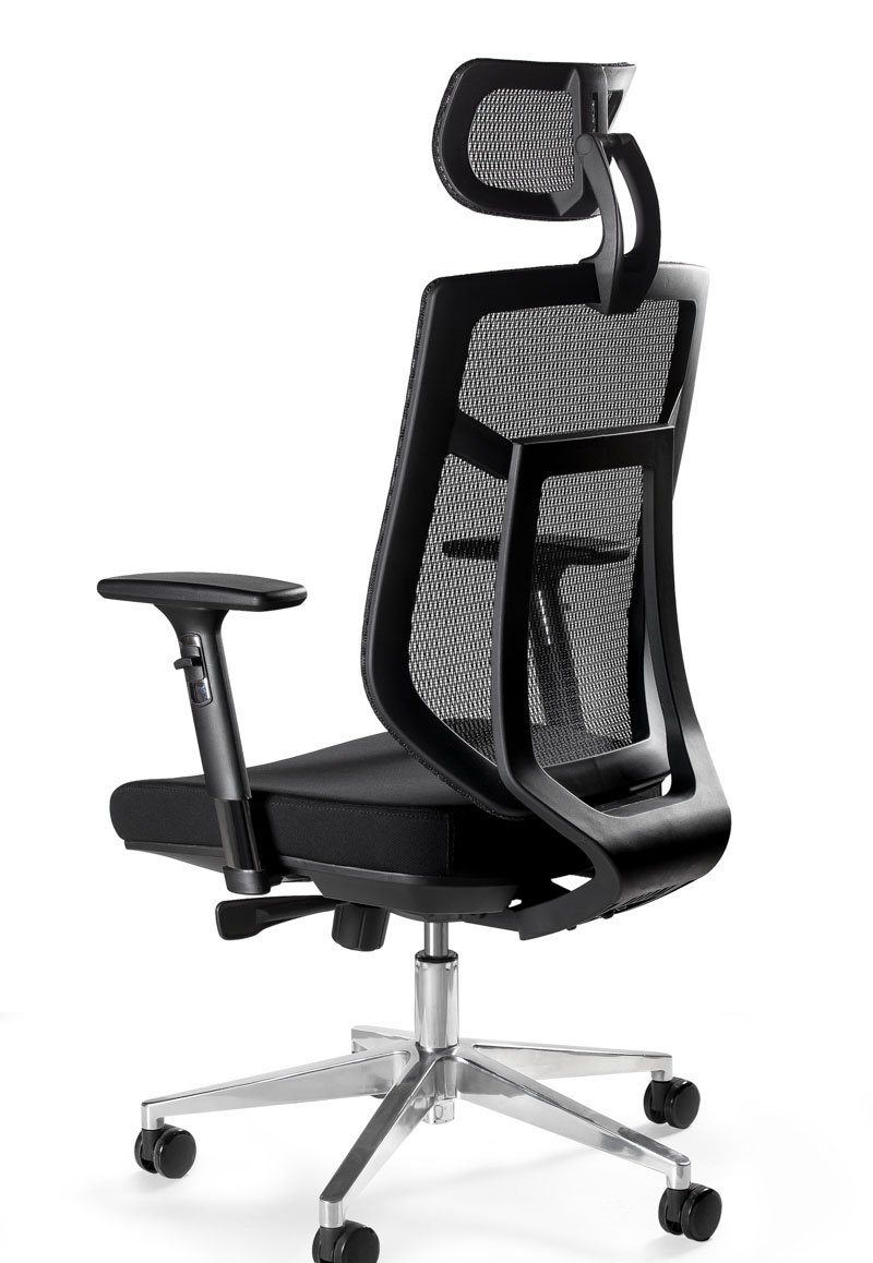 Office chair STAVI with adjustable headrest and armrests