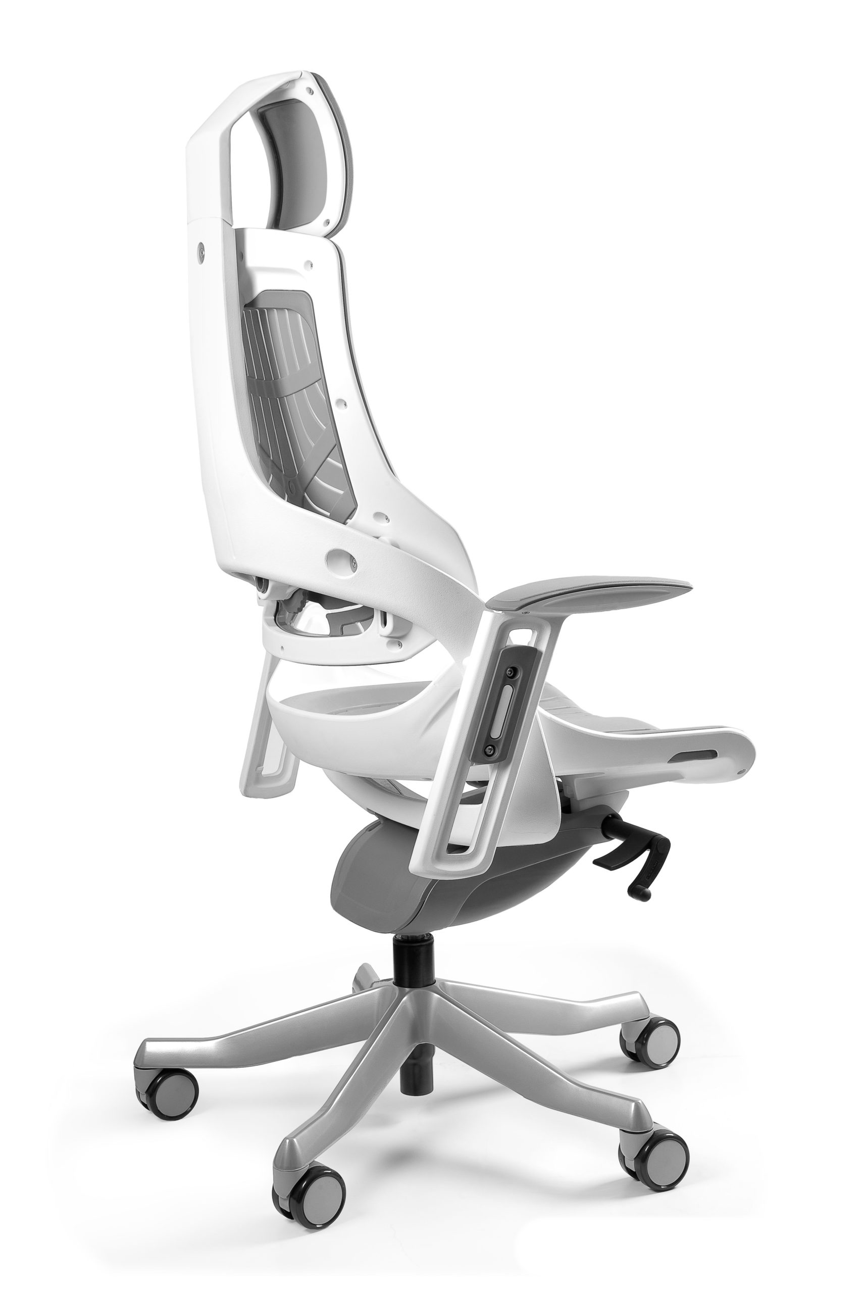 Krzesło biurowe MERRYFAIR WAU-2 biały Elastomer szary KONSTRUKCJA biała KOLOR szary EDRALO