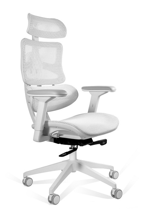 Krzesło biurowe białe ERGO-TECH biał