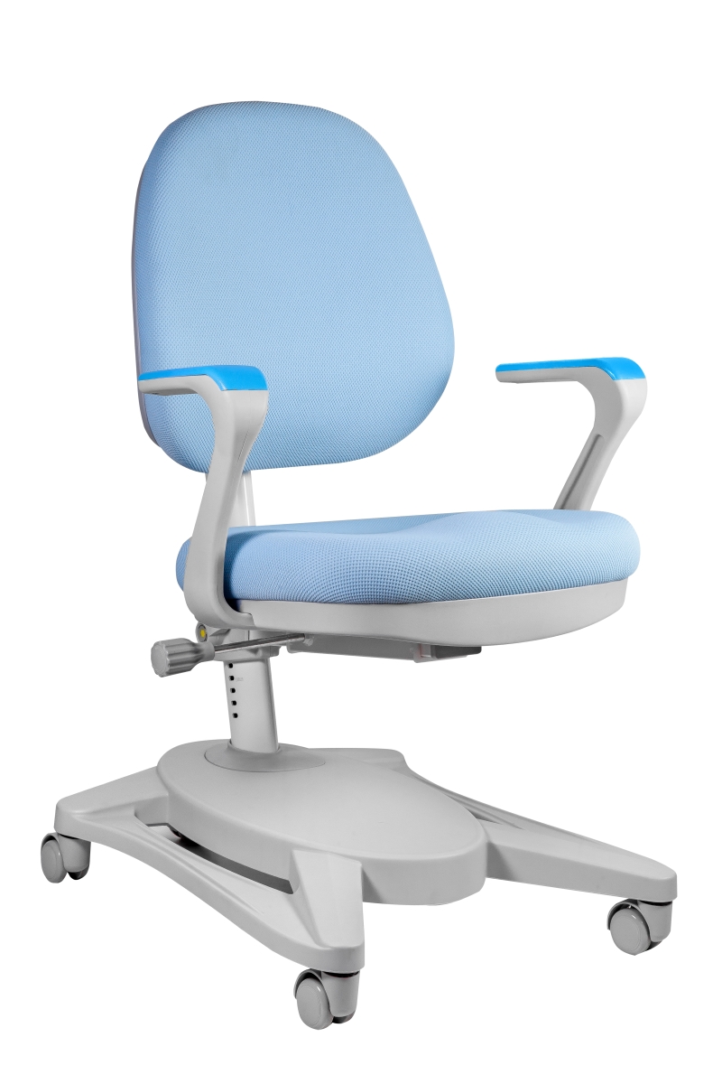 Children desk chair blue GABBI with seat depth adjustment  BLUE