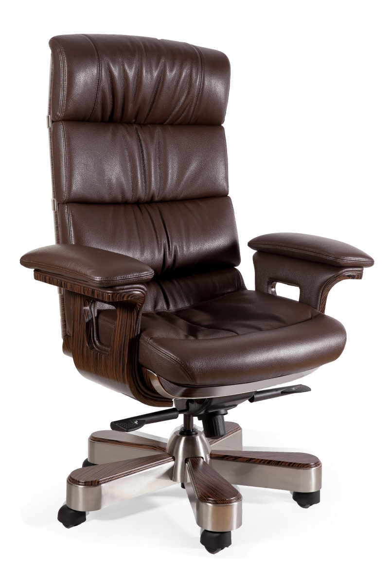 Fotel biurowy LORDO brązowy
